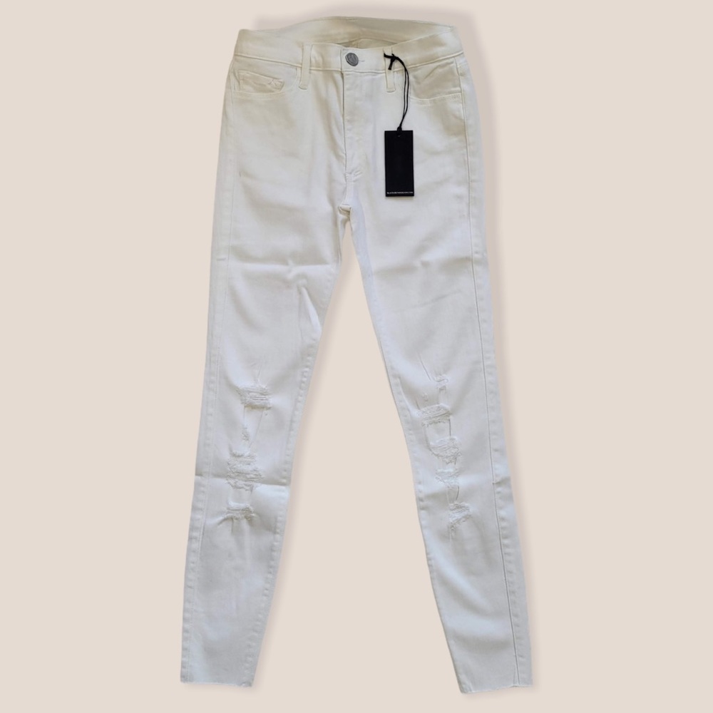 Black Orchid Mid Rise Distressed Skinny Jeans